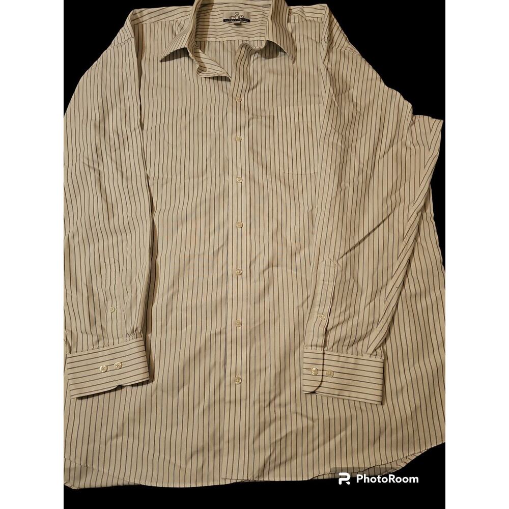 Enro Ulta Pinpoint 2XL 37-38 18‎ 1/2 Blue Pinstripe